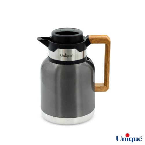 فلاسک UN-1856 دسته چوبی یونیک 1 لیتر بدون شیشه