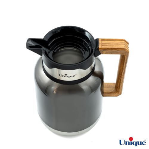 فلاسک دسته چوبی یونیک 1 لیتر بدون شیشه