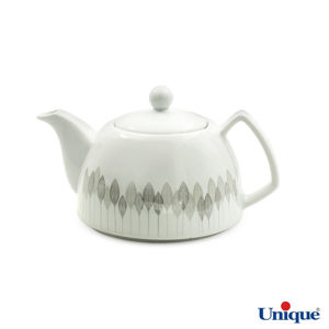 قوری چینی یونیک مدل برگ UN-7542
