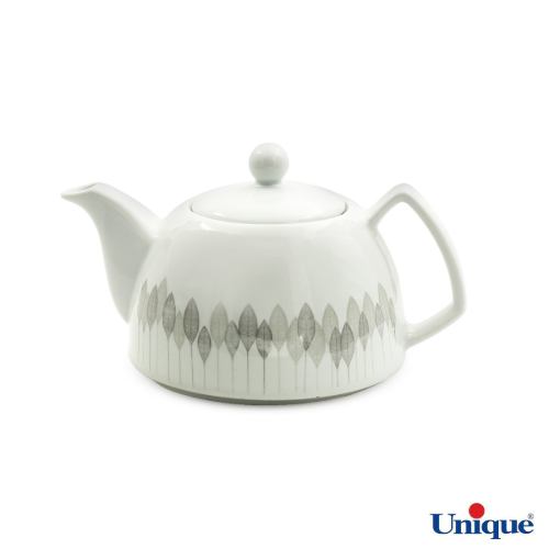 قوری چینی یونیک مدل برگ UN-7542