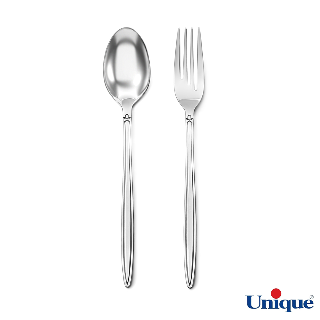 خرید قاشق و چنگال تک استیل یونیک UN-5810