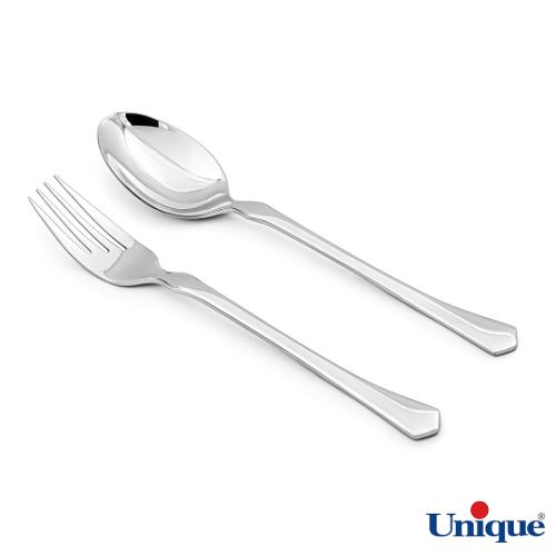 خرید اقساطی قاشق و چنگال تک استیل یونیک UN-5810
