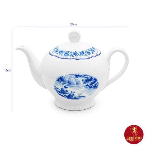 خرید قوری چینی زرین ایتالیا اف طرح سن پترزبورگ سایز 8