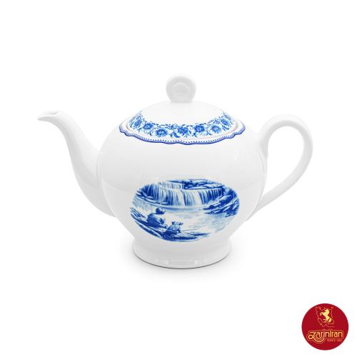 قوری چینی زرین ایتالیا اف طرح سن پترزبورگ سایز 8