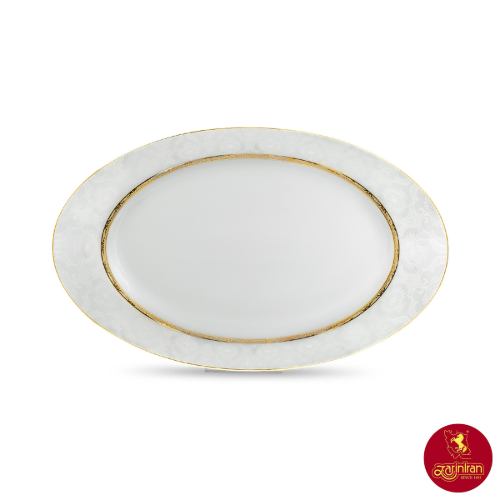 دیس چینی زرین ایتالیا اف طرح هدیه طلایی سایز 38