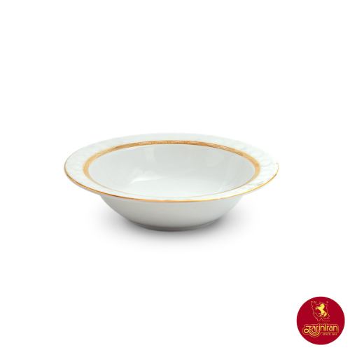سالاد خوری هدیه طلایی کوچک چینی زرین ایتالیا اف یک نفره