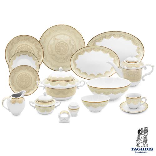 سرویس غذا خوری کابان تقدیس 90 پارچه چینی