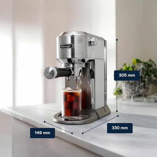 ابعاد اسپرسوساز دلونگی EC890