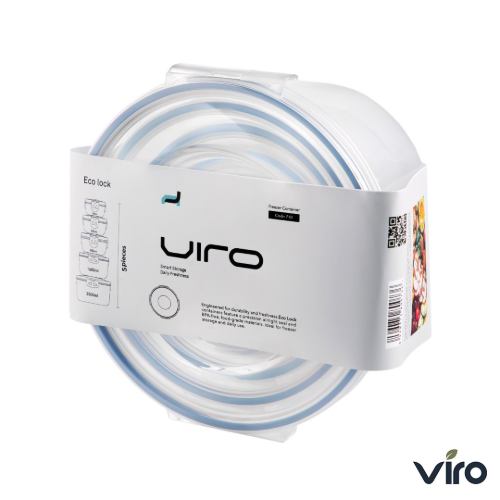 ظرف فریزری ویرو 10 پارچه اکو لاک کد 710