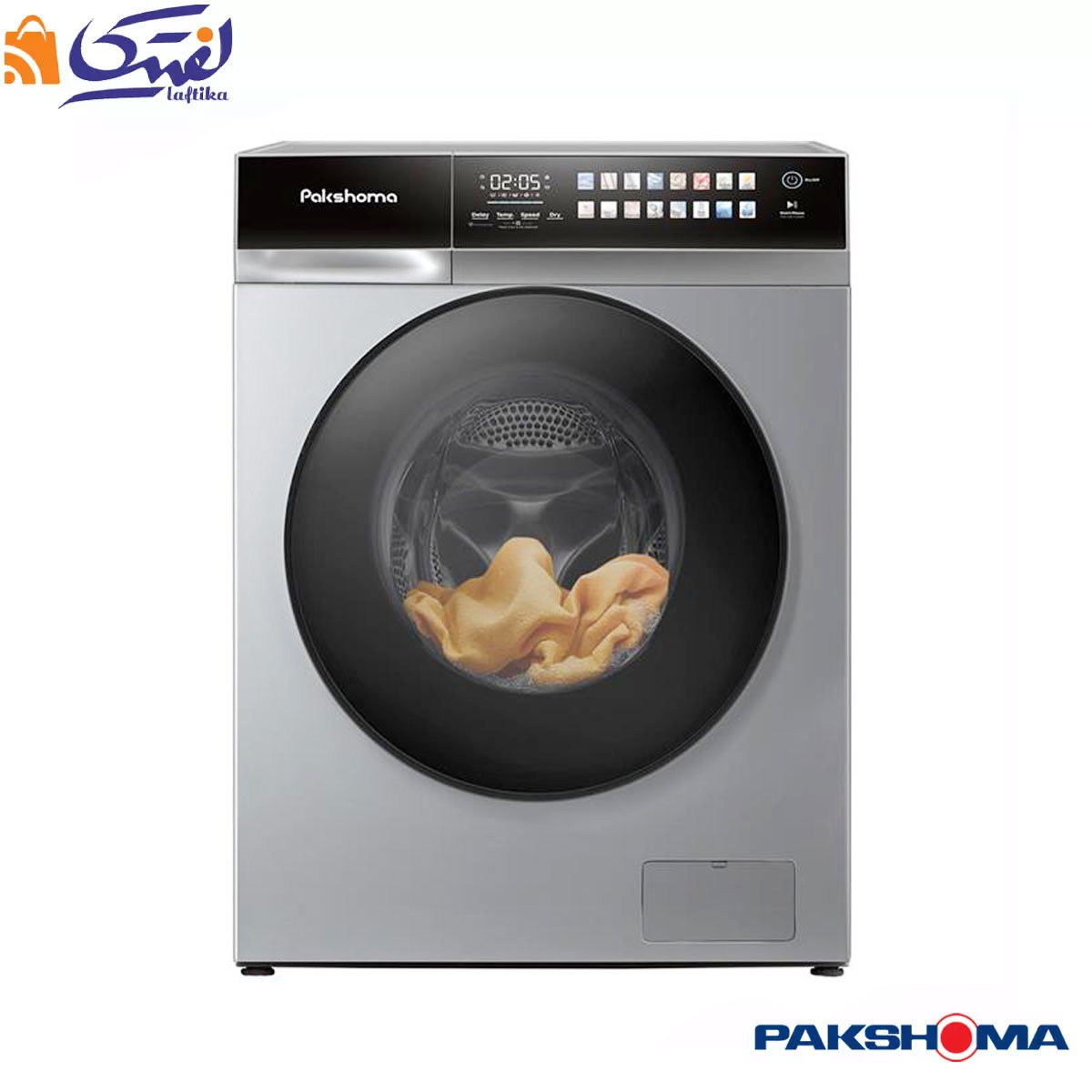 ماشین لباسشویی X106 پاکشوما 11 کیلوگرم نقره ای