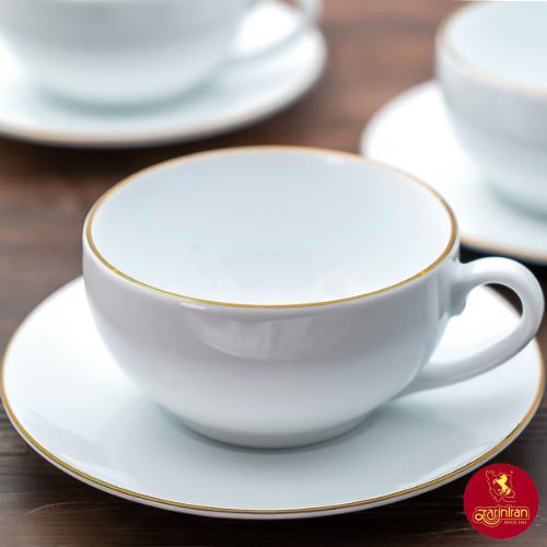 سرویس کاپوچینو زرین زرگلد 6 نفره چینی زرین