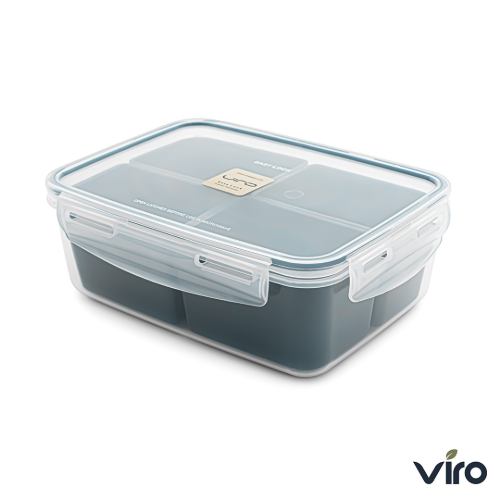 خرید ظرف فریزری 4 خانه مستطیل ویرو کد 203/4