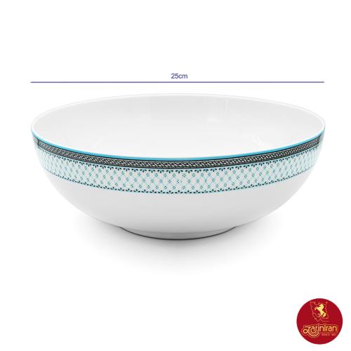 قیمت سرویس پیاله ایتالیا اف چینی زرین 13 پارچه طرح ویلیج آبی