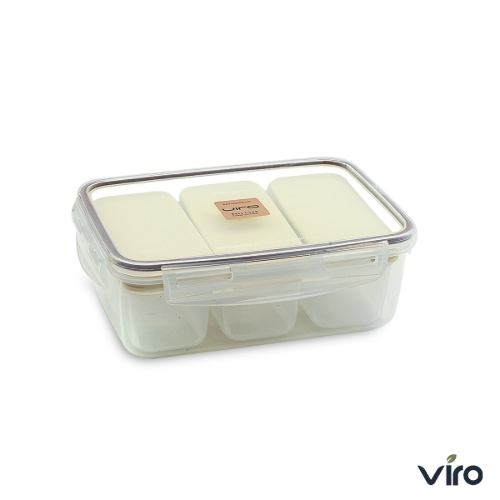 ظرف فریزری 3 خانه مستطیل ویرو