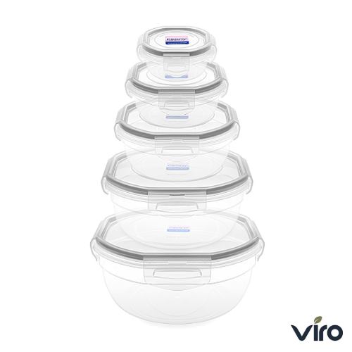 قیمت سرویس فریزری ویرو 10 پارچه گرد ایزی لاک کد 310