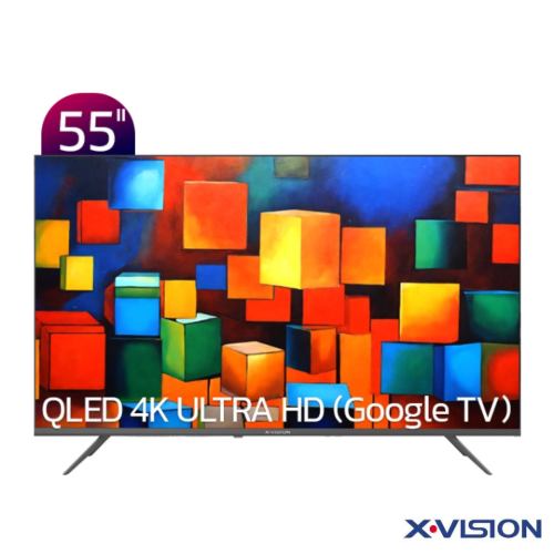 تلویزیون 55 ایکس ویژن UHD 4K هوشمند QLED مدل 55XYU800