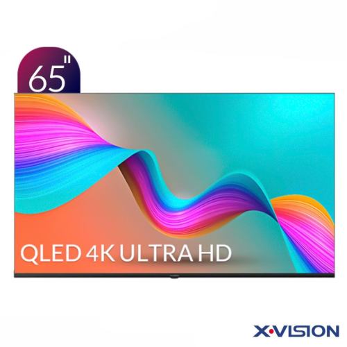 قیمت تلویزیون 65 اینچ هوشمند ایکس ویژن مدل 65XH15 کیو ال ای دی