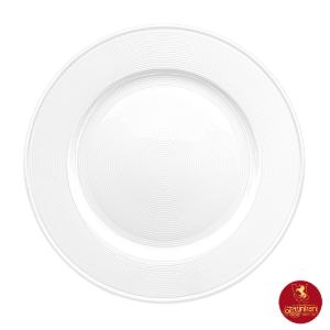 دیس گرد چینی زرین سفید با مارک زی سایز 34
