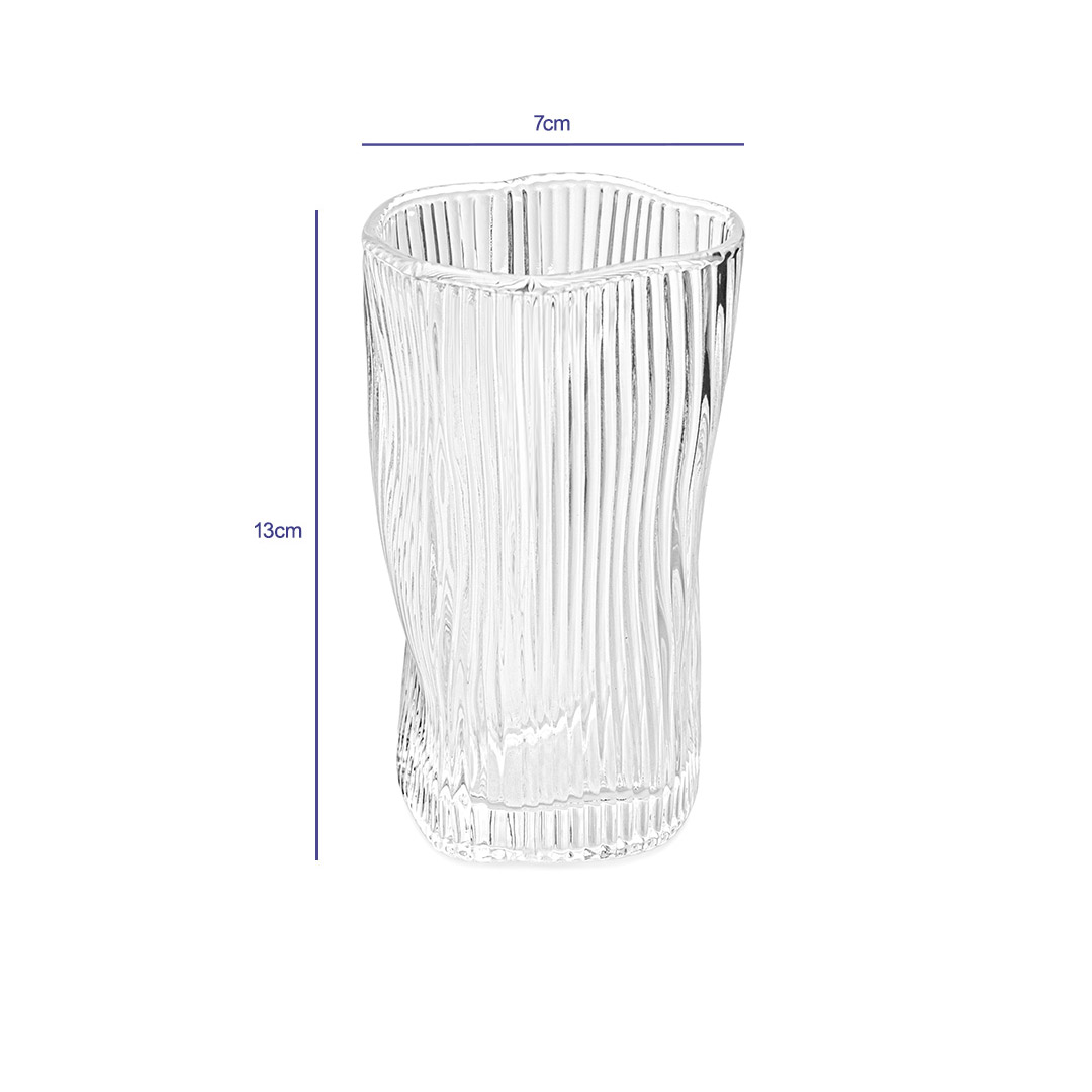 قیمت لیوان مدل دفورمه خطی حجم 270 میلی لیتر 6 عددی کد D-75123