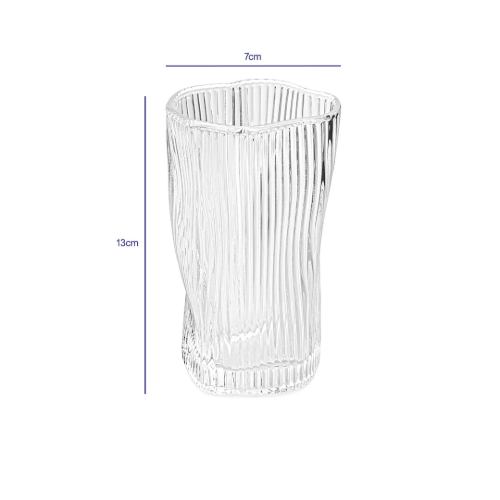 قیمت لیوان مدل دفورمه خطی حجم 270 میلی لیتر 6 عددی کد D-75123