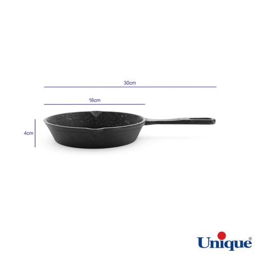 خرید تابه چدنی تک دسته یونیک UN4-6040 سایز 16
