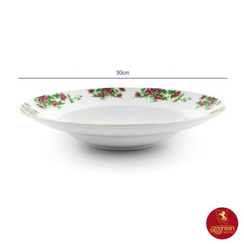 قیمت بشقاب گود پاستا چینی زرین ایتالیا اف بیدگل سایز 30