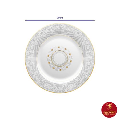 کیفیت سرویس چینی زرین شهرزاد طرح سینره 12 نفره 108 پارچه