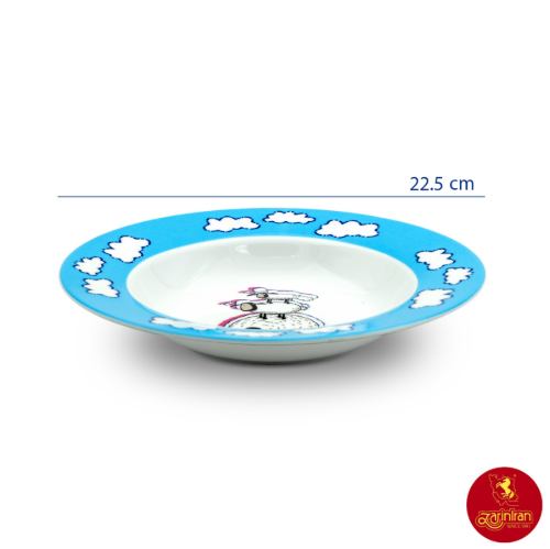 بشقاب چینی زرین بره ناقلا