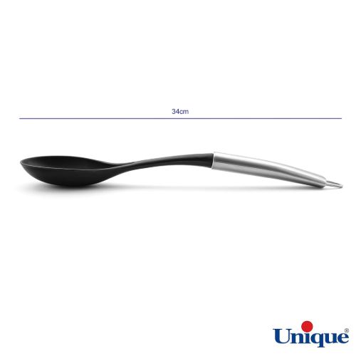 ابعاد کفگیر و ملاقه یونیک دسته استیل UN-1155