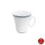 فنجان چای خوری وایت رز وینچی چینی زرین سایز 9