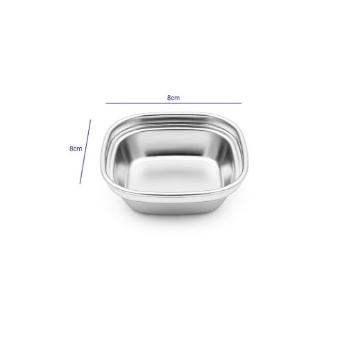 ابعاد اردو خوری استیل مستطیل یک خانه مدل 1PC