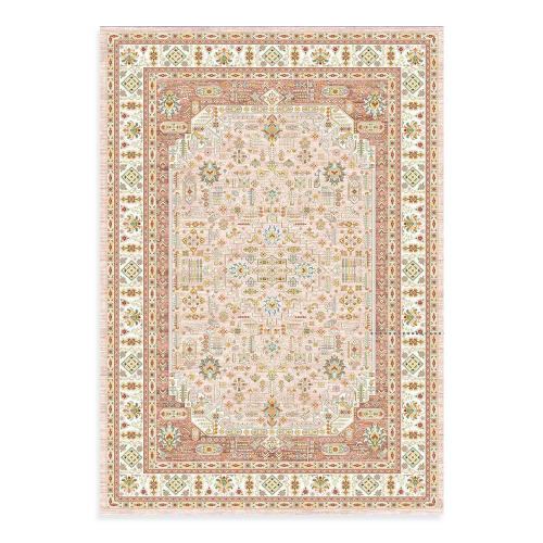 فرش هریس اسلیمی صدفی رزالین تراکم 3600 سنگین کالکشن ریماز A3027-2
