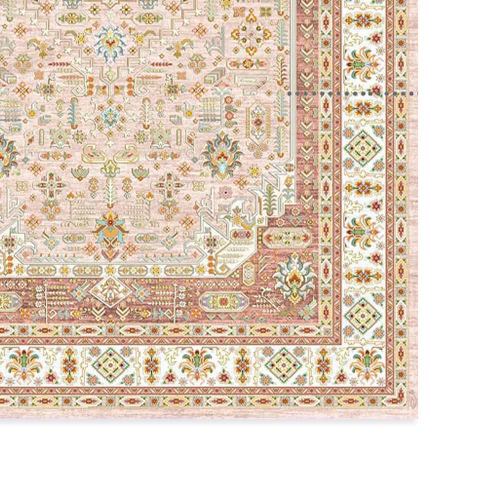 فرش هریس اسلیمی صدفی رزالین تراکم 3600 سنگین کالکشن ریماز
