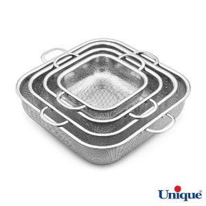 سبد استیل سینکی 4 سایز یونیک UN-4091