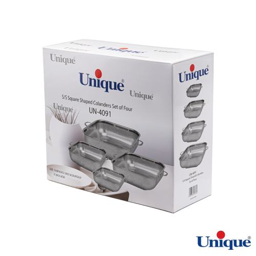 آبکش استیل سینکی 4 سایز یونیک UN-4091