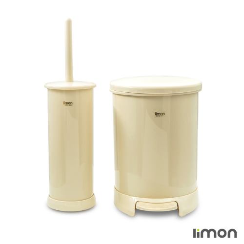 سطل و فرچه درب رنگی لیمون 1298