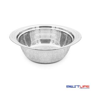 آبکش استیل گرد دسته دار سایز 25 بست لایف BS6625