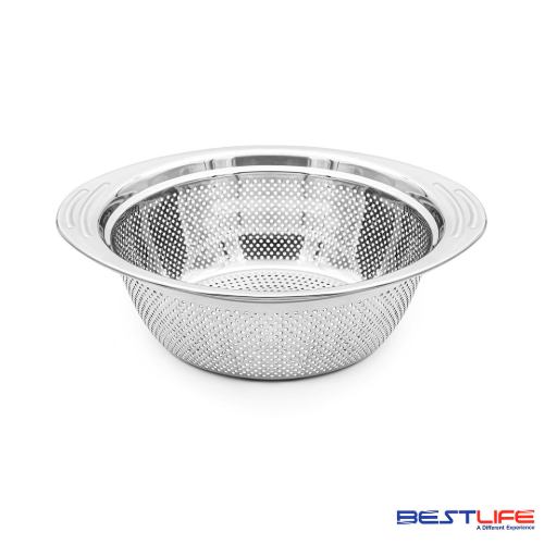 آبکش استیل گرد دسته دار سایز 25 بست لایف BS6625