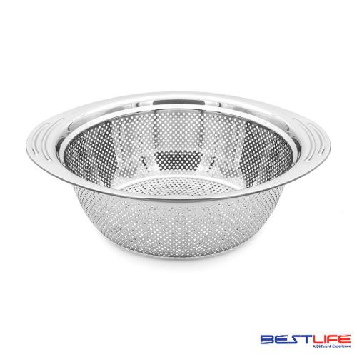 آبکش استیل گرد دسته دار سایز 27 بست لایف BS6627