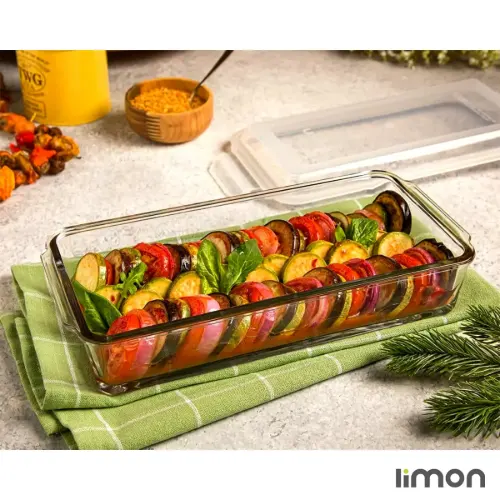 ظرف شیشه ای مستطیل