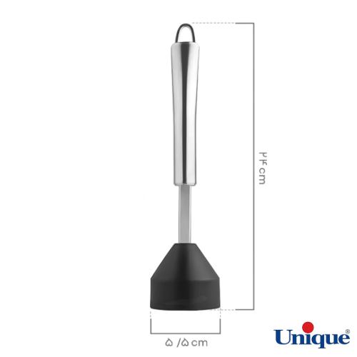 ابعاد گوشت کوب تفلون دسته استیل یونیک UN-1195