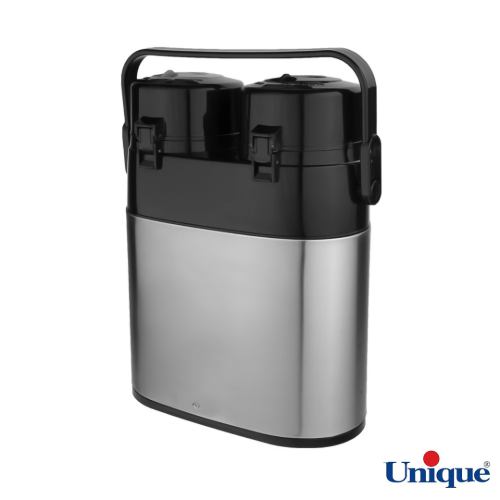 قیمت فلاسک دوقلو 1.3 لیتر استیل شیشه دار یونیک UN-9030