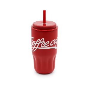 ماگ استیل coffee cup نی دار 500 میلی لیتر