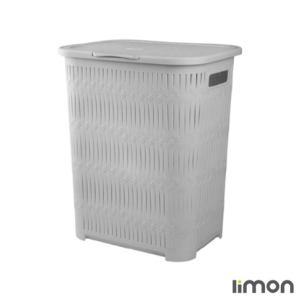 سبد رخت دربدار بلند طرح بامبو لیمون 1510