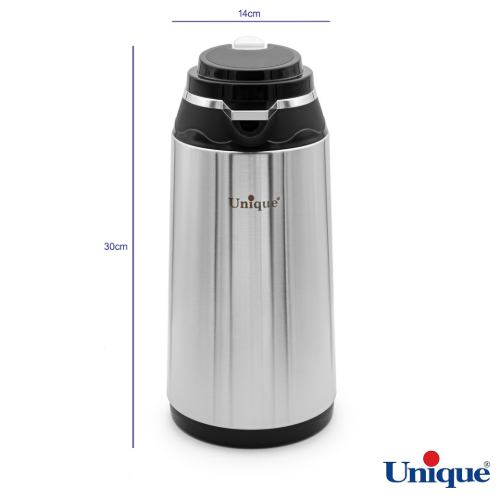 ابعاد فلاسک استیل یونیک 1.3 لیتر مدل UN-1885