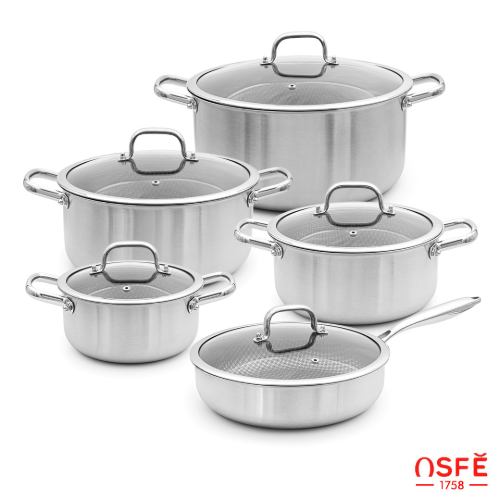 سرویس قابلمه 10 پارچه OSFE سری 1758 مدل os-ss010