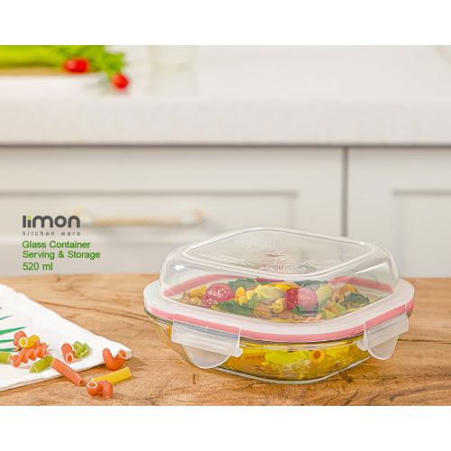 ظرف شیشه ای لیمون