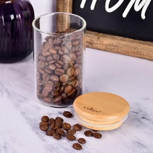 قیمت بانکه شیشه ای درب چوبی یونیک UN-1751