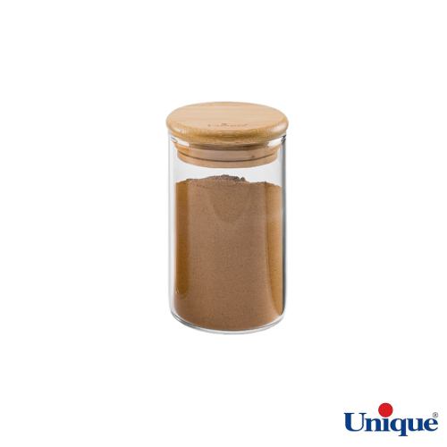 خرید بانکه شیشه ای درب چوبی یونیک UN-1751