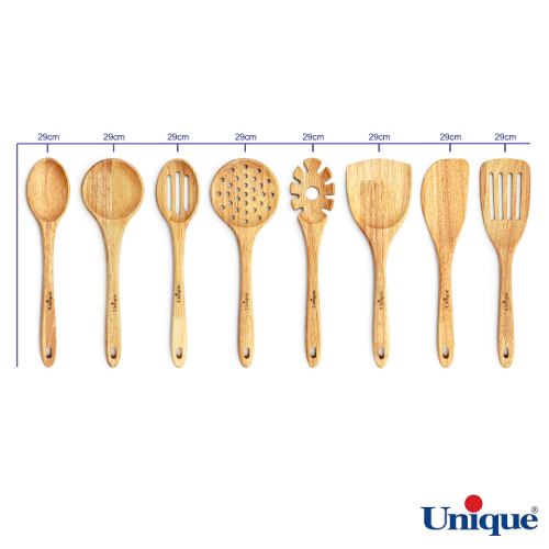 ابعاد کفگیر و ملاقه چوبی یونیک UN-1112